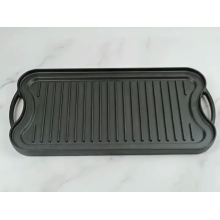 Amazon solution Prestige Reversible BBQ Grill Cast Iron Cookware Vegetable Oil griddle pan for Amazon